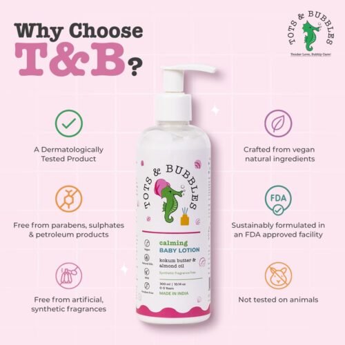 Tots & Bubbles Calming Baby Body Lotion8