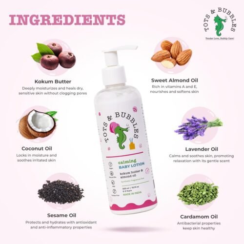 Tots & Bubbles Calming Baby Body Lotion8