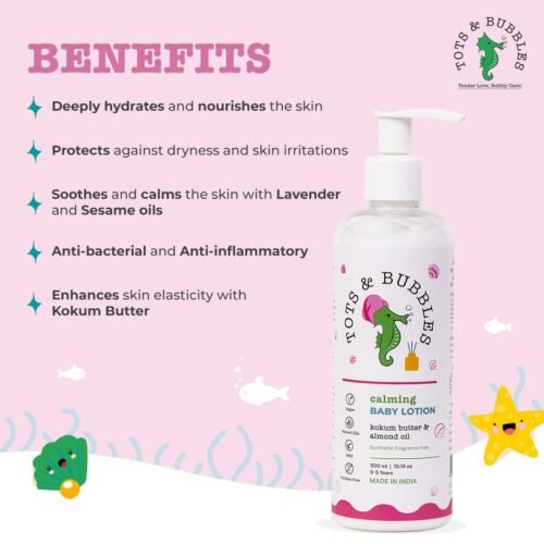Tots & Bubbles Calming Baby Body Lotion8