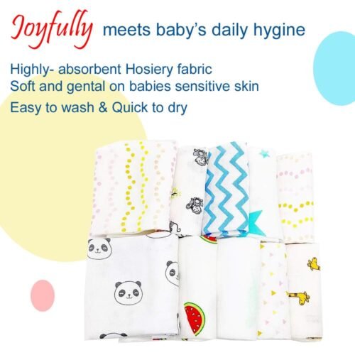 linenaffairs Muslin Baby Washcloths