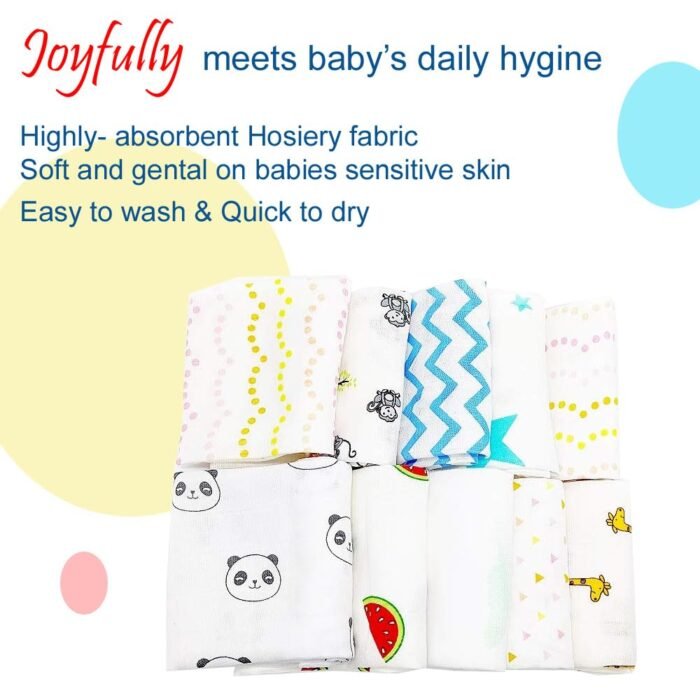 linenaffairs Muslin Baby Washcloths