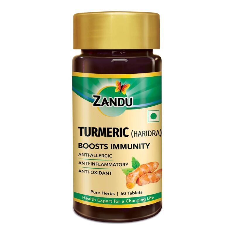 Zandu Turmeric Tablets with 100% Pure Turmeric Extract