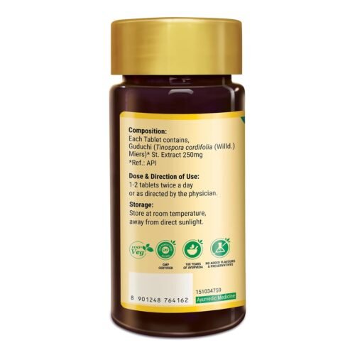 Zandu Giloy Tablets with 100% Pure Giloy Extract