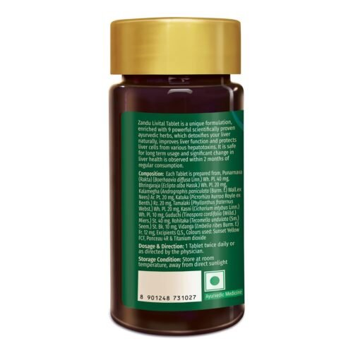 Zandu Livital Liver Tablets