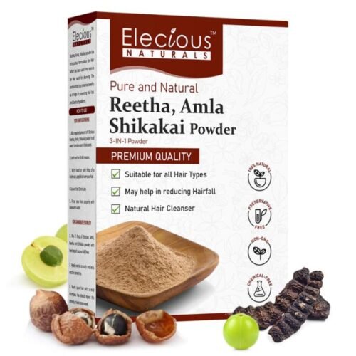 Elecious Pure Amla, Reetha, Shikakai Powder