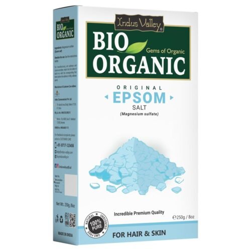 INDUS VALLEY Bio Organic 100% Natural Epsom Bath Salt