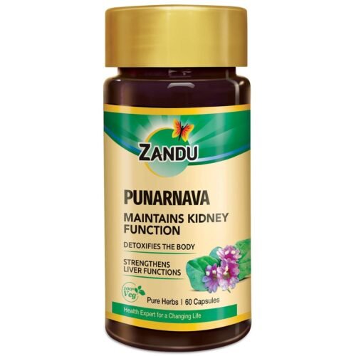 Zandu Punarnava Capsules, With Goodness of Natural Punarnava Extract