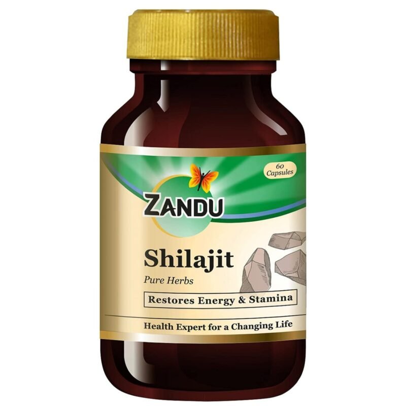 Zandu Shilajit Capsules (60 Caps)
